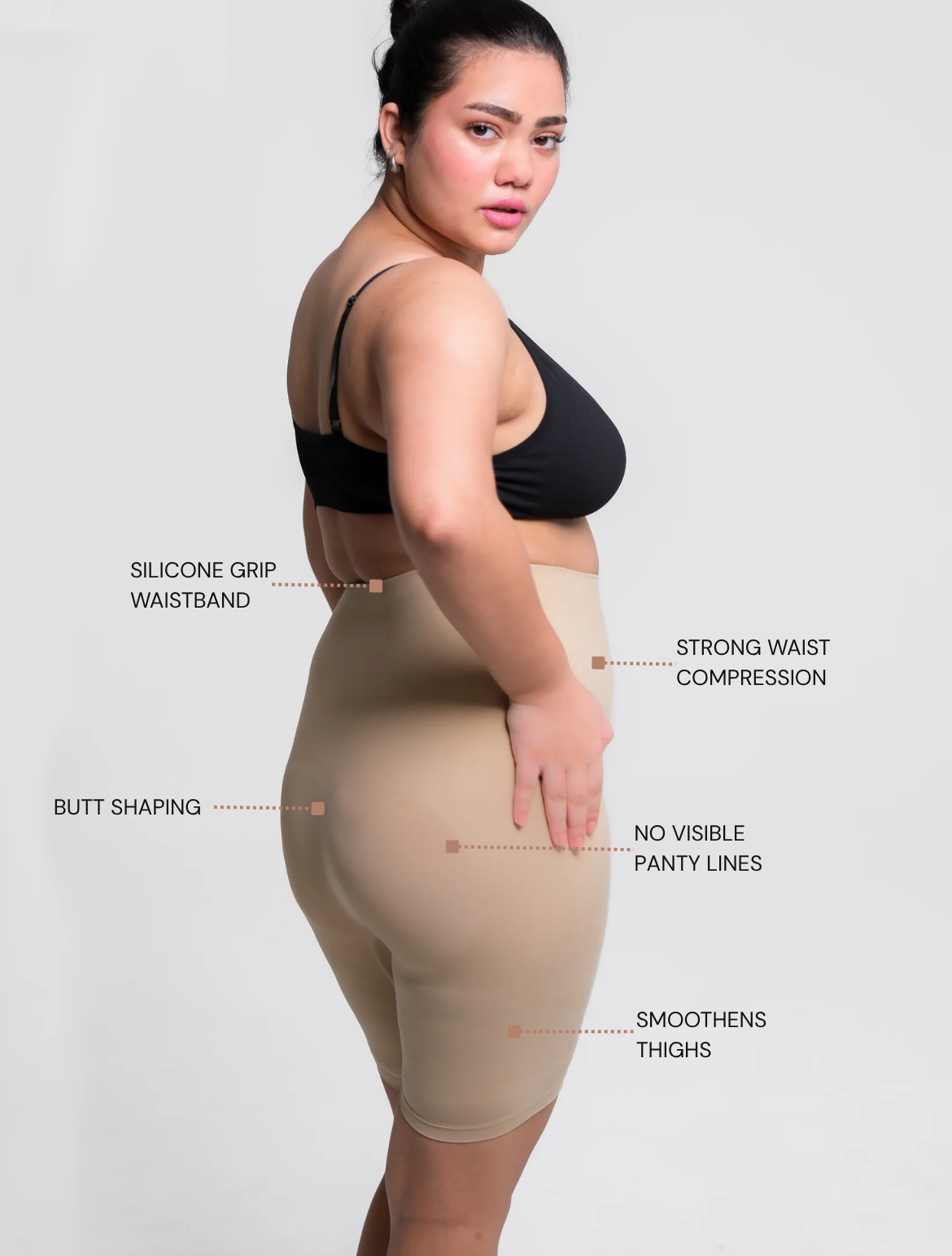 Butt Lifting Mid Thigh Shorts