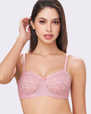 CITRA | Breathable Lace Strapless Bra – Wired, Multiway Straps