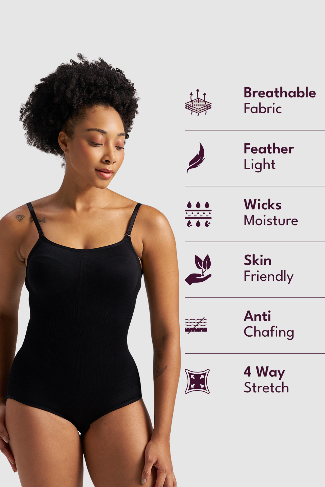 Munns & Mars Body Suit - Black