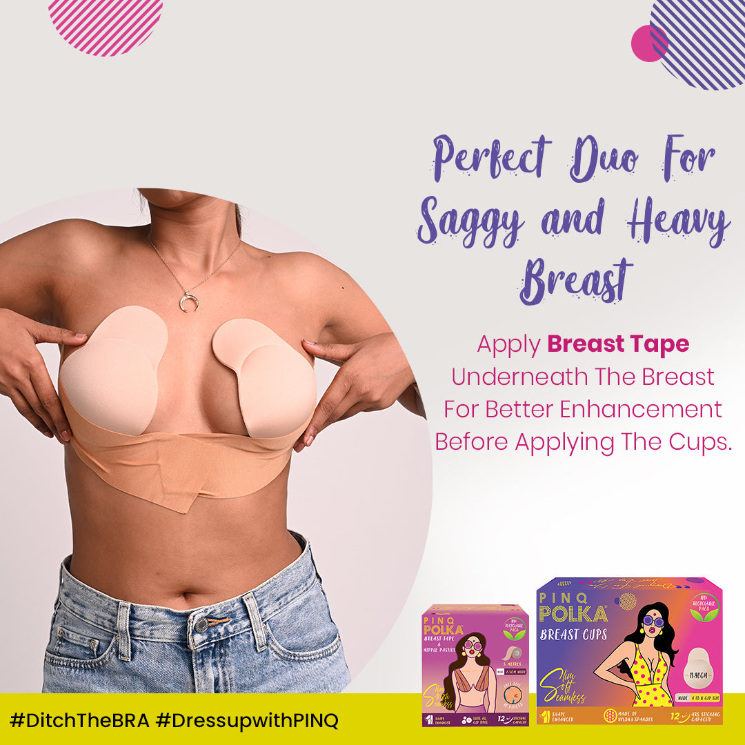 Breast Pasties & Breast Cups (Free 5 pairs of Nipple Pasties)