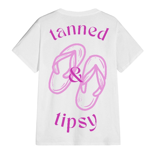 Allhers tanned&tipsy tee