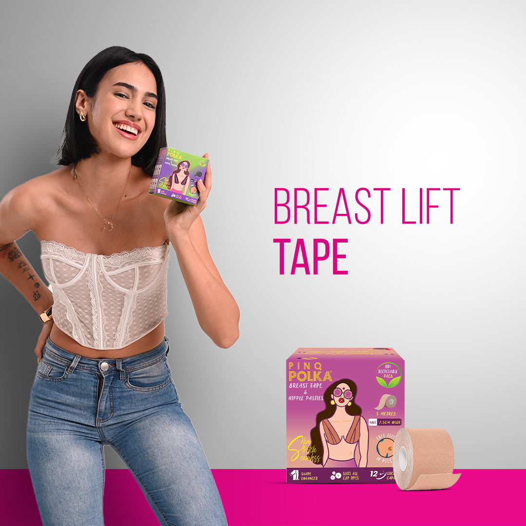 Breast Tape (Free 5 pairs of Nipple Pasties)