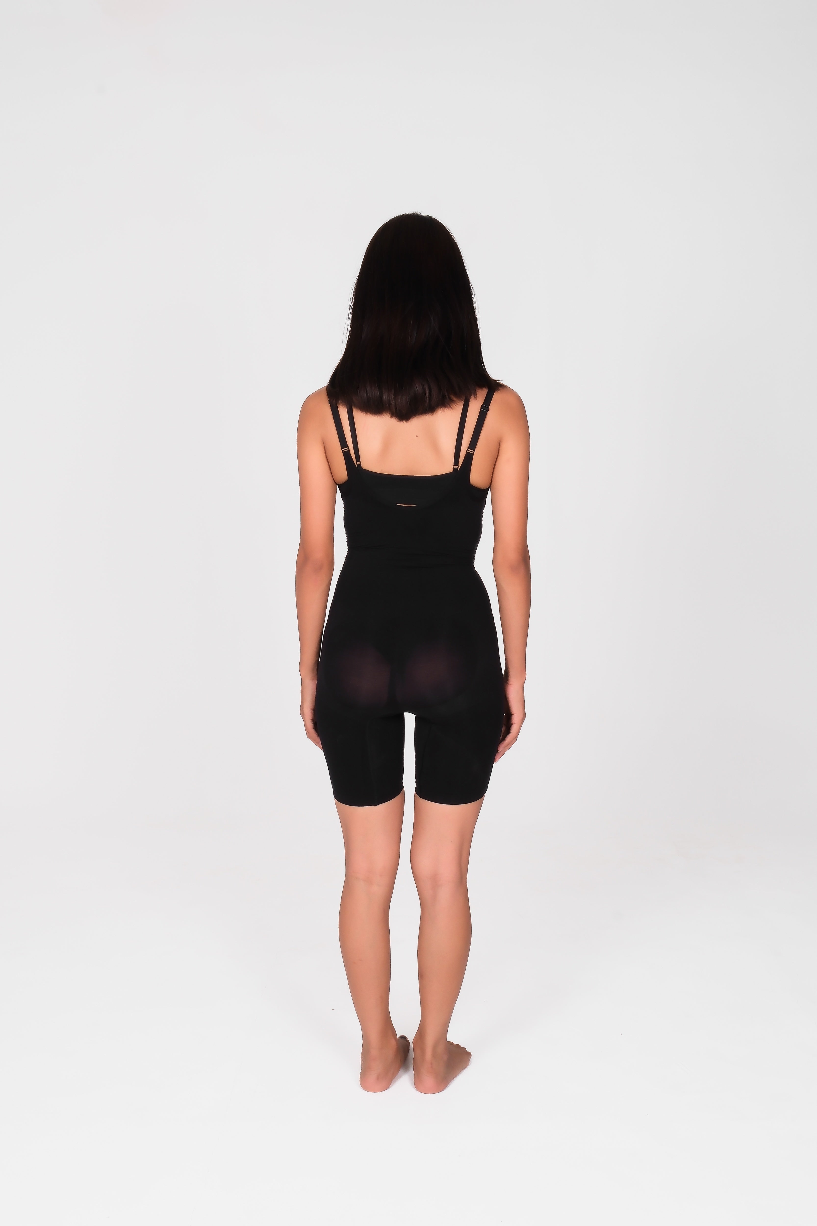 Open Bust Mid Thigh Bodysuit