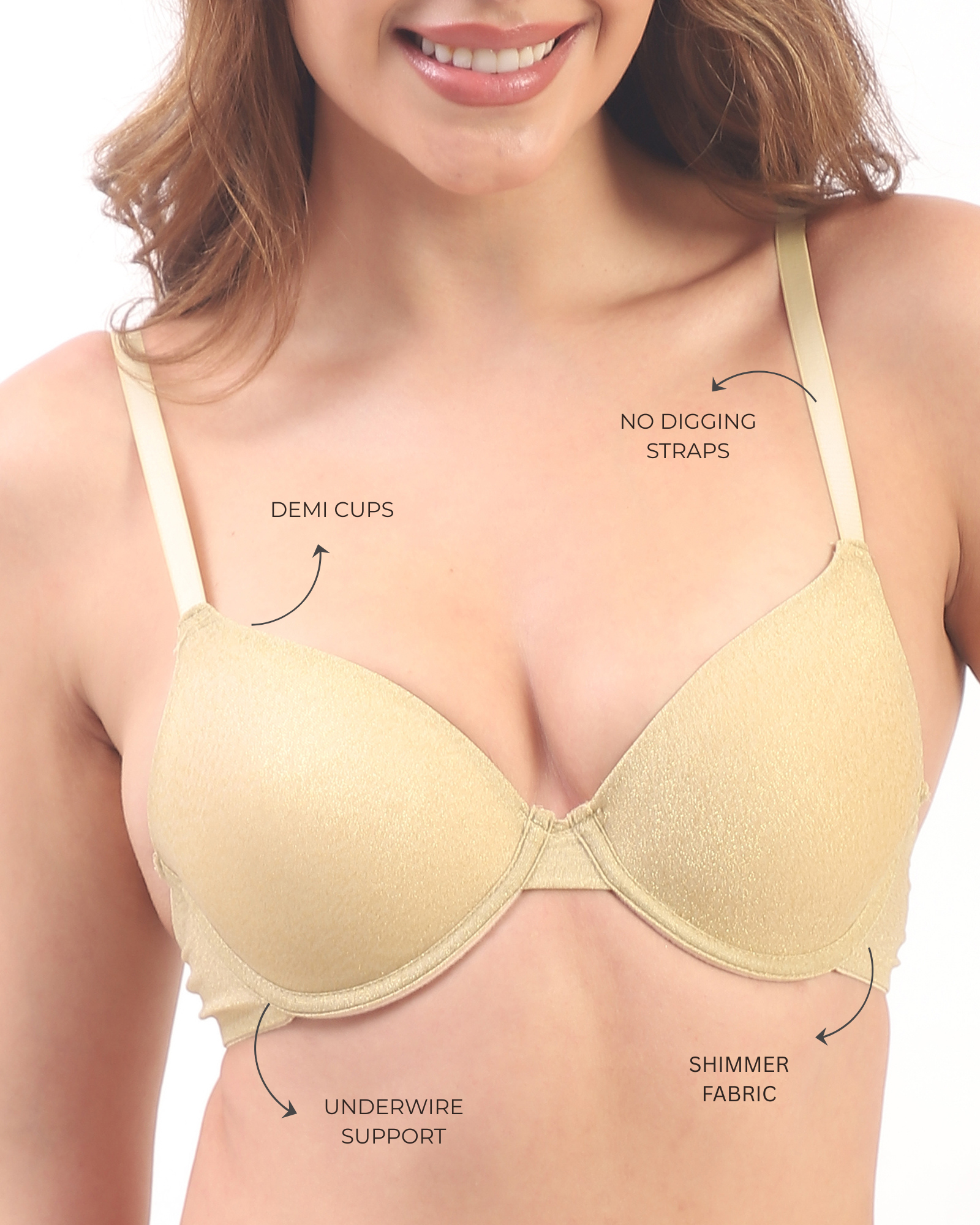 Golden Hour Festive Seamless Wired Bra