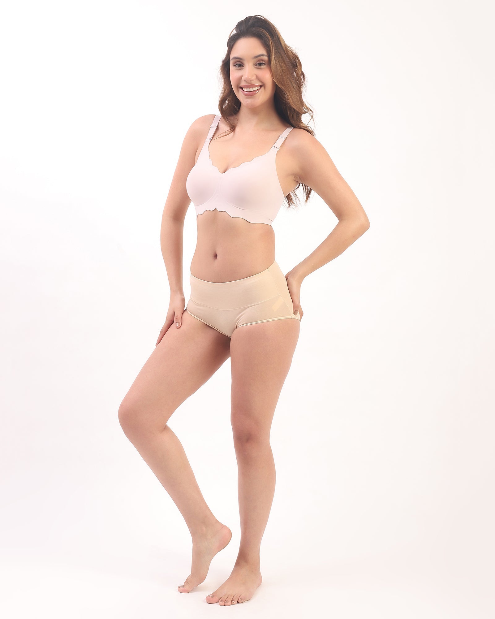 Sofia- Pink Seamless Wireless All Day Bra