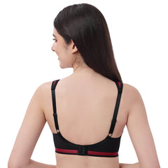 SOIE Woman - Full Coverage High Impact Padded Non Wired Sports Bra - Bra -for Women