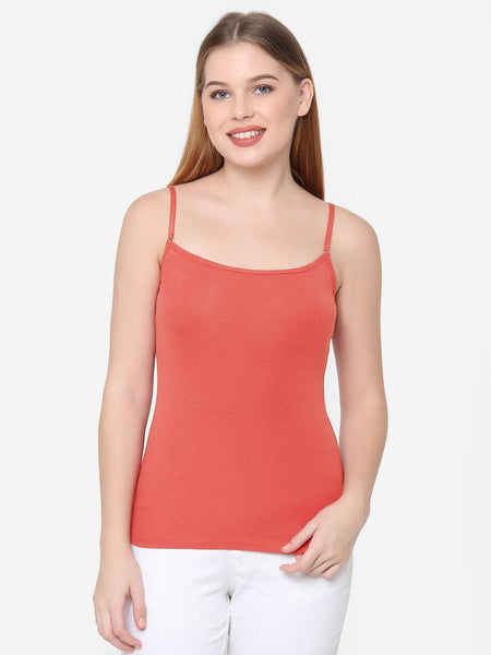 SOIE Woman - Solid Super Soft Cotton Spandex Camisole - Camisole -for Women