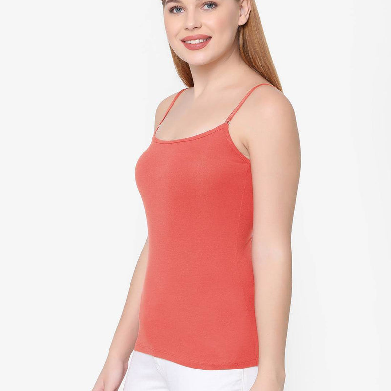 SOIE Woman - Solid Super Soft Cotton Spandex Camisole - Camisole -for Women