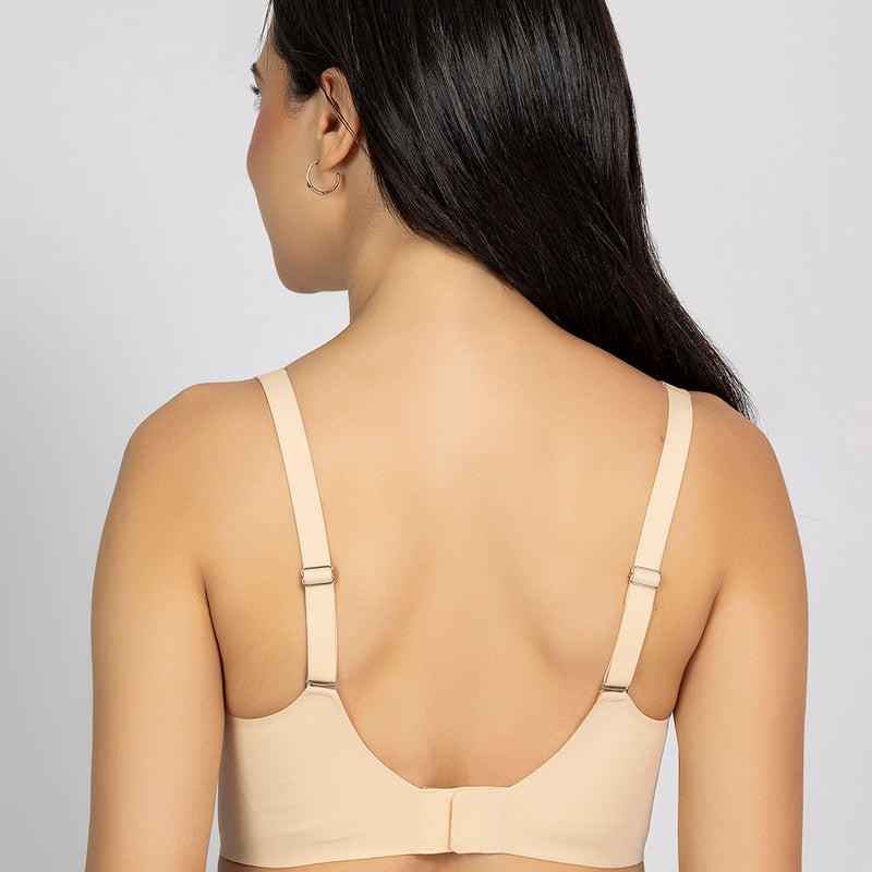 Chelvet Seamless Nude Padded Bra
