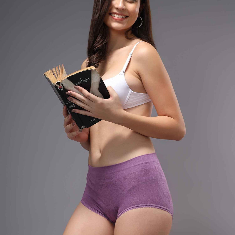 Women's Soft Organic Full Coverage High-Rise Stretchable Pregnancy and Maternity Panty