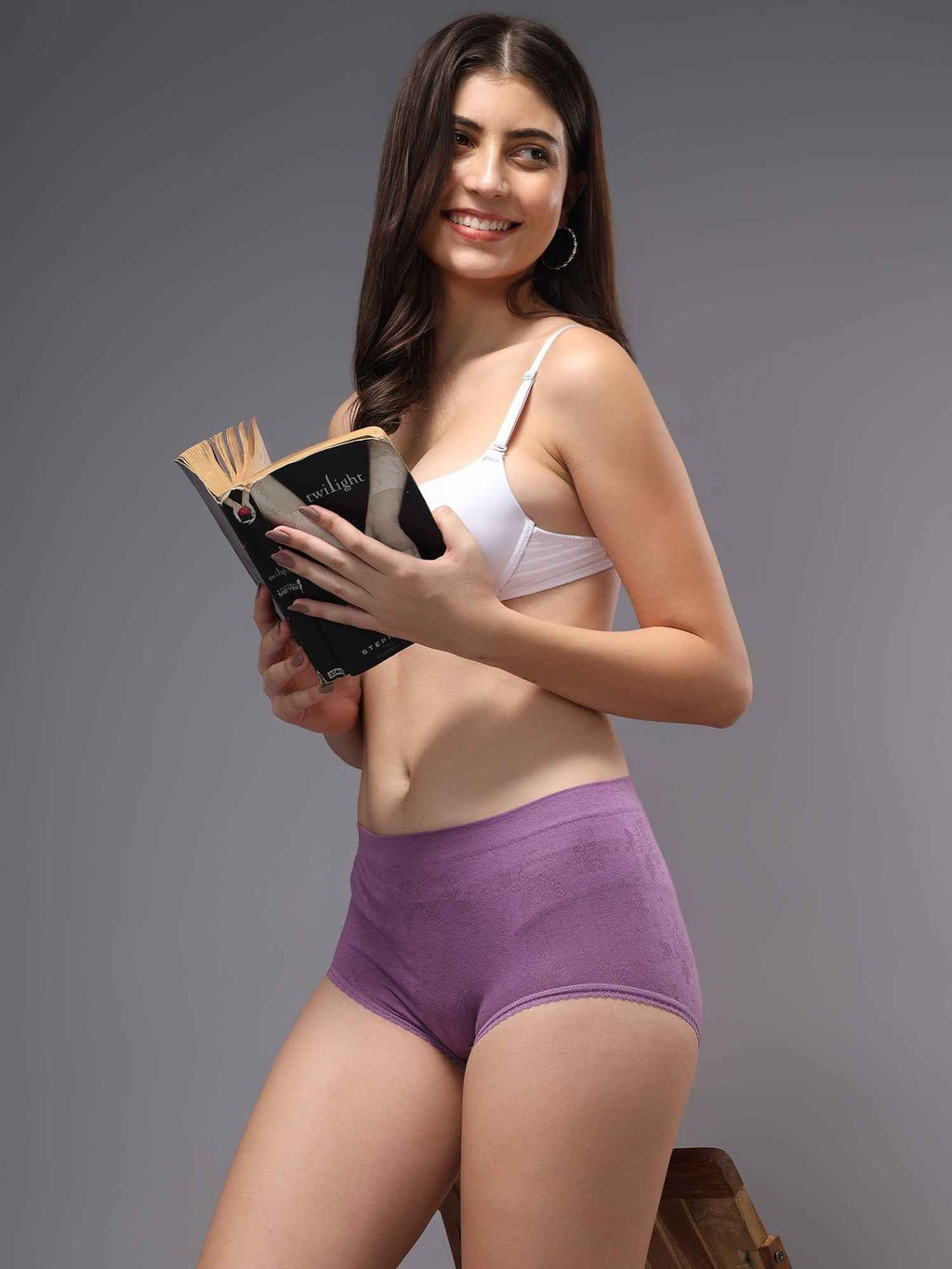 Women's Soft Organic Full Coverage High-Rise Stretchable Pregnancy and Maternity Panty
