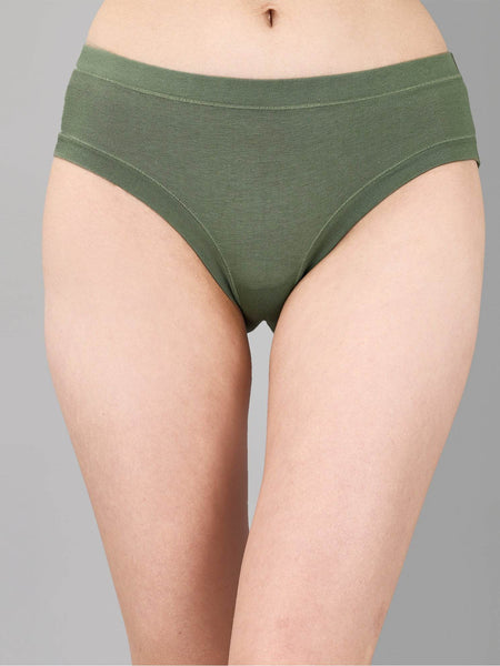 SOIE Woman - Mid Rise Stretch Cotton Seamless Full Coverage Shorty Panty (Pack of 2) - Panty -for Women