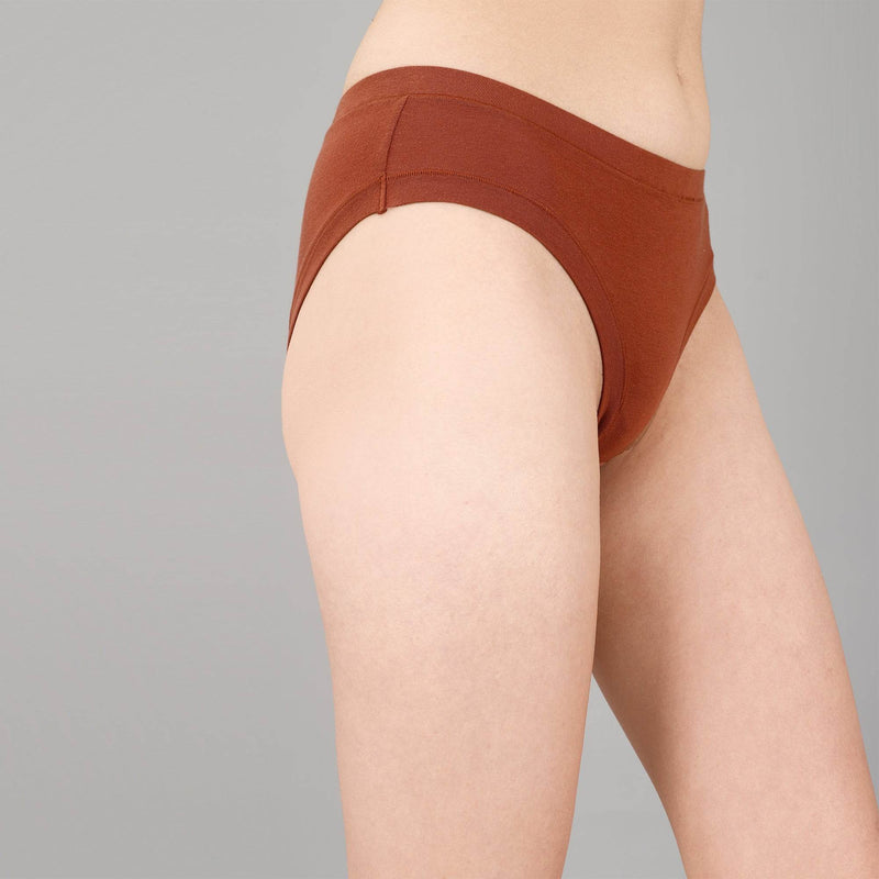 SOIE Woman - Mid Rise Stretch Cotton Seamless Full Coverage Shorty Panty (Pack of 2) - Panty -for Women