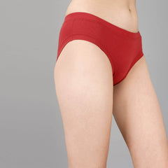 SOIE Woman - Mid Rise Stretch Cotton Seamless Full Coverage Shorty Panty (Pack of 2) - Panty -for Women