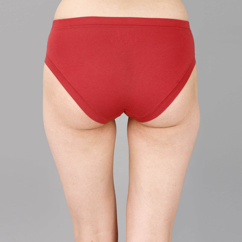 SOIE Woman - Mid Rise Stretch Cotton Seamless Full Coverage Shorty Panty (Pack of 2) - Panty -for Women