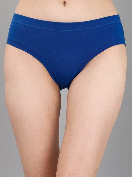 SOIE Woman - Mid Rise Stretch Cotton Seamless Full Coverage Shorty Panty (Pack of 2) - Panty -for Women