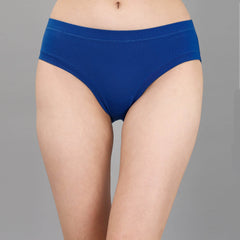 SOIE Woman - Mid Rise Stretch Cotton Seamless Full Coverage Shorty Panty (Pack of 2) - Panty -for Women