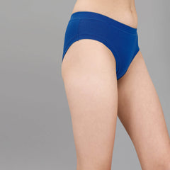 SOIE Woman - Mid Rise Stretch Cotton Seamless Full Coverage Shorty Panty (Pack of 2) - Panty -for Women
