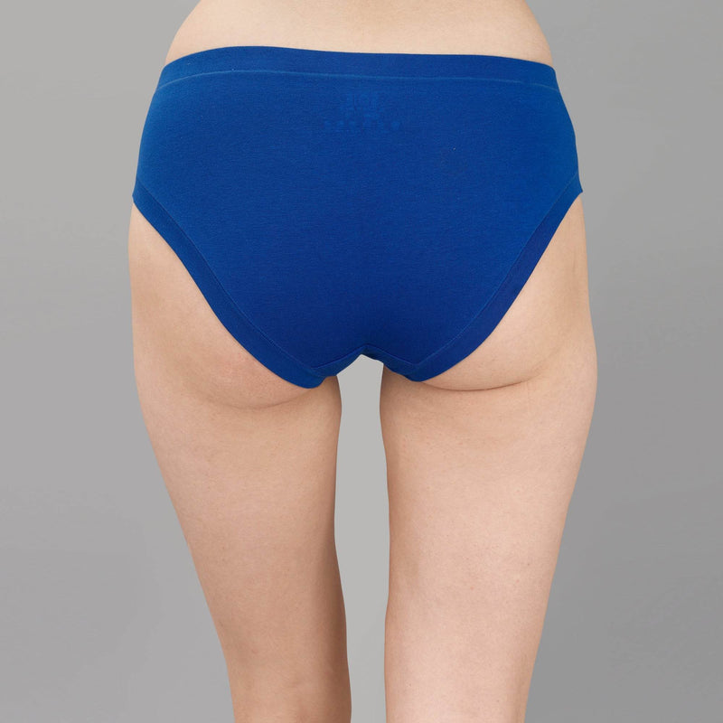 SOIE Woman - Mid Rise Stretch Cotton Seamless Full Coverage Shorty Panty (Pack of 2) - Panty -for Women