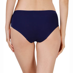SOIE Woman - High Coverage Mid Rise Solid Cotton Brief Panty Combo (Pack of 2) - Panty -for Women