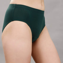 SOIE Woman - High Rise Full Coverage Solid Colour Cotton Stretch Hipster Panty (Pack of 3) - Panty -for Women
