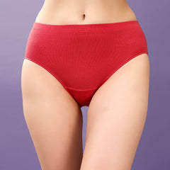 SOIE Woman - High Rise Full Coverage Solid Colour Cotton Stretch Hipster Panty (Pack of 3) - Panty -for Women
