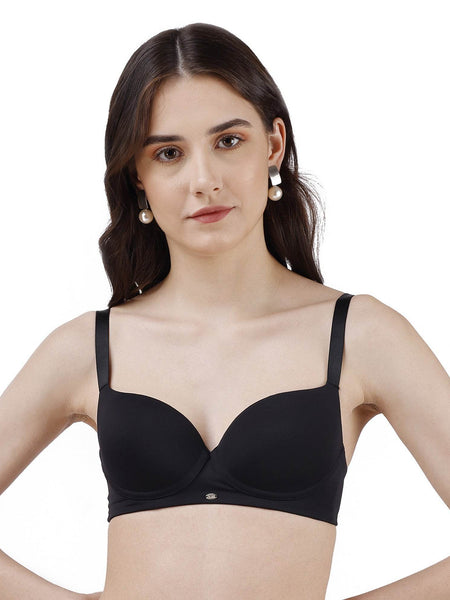 SOIE Woman - Semi/ Medium Coverage Padded Non Wired T-shirt Bra - Bra -for Women
