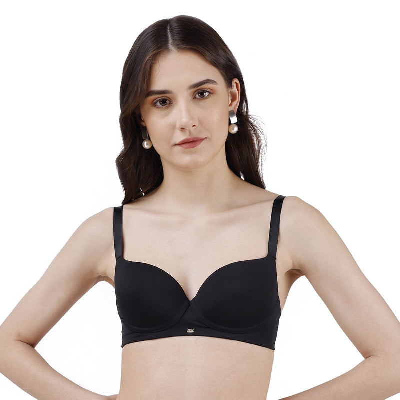 SOIE Woman - Semi/ Medium Coverage Padded Non Wired T-shirt Bra - Bra -for Women