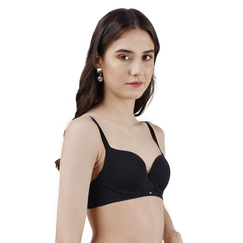 SOIE Woman - Semi/ Medium Coverage Padded Non Wired T-shirt Bra - Bra -for Women