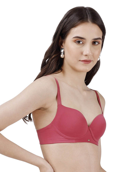 SOIE Woman - Semi/ Medium Coverage Padded Non Wired T-shirt Bra - Bra -for Women