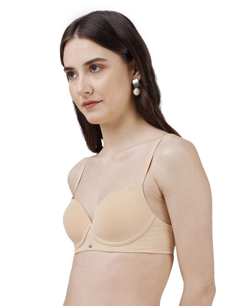 SOIE Woman - Semi/ Medium Coverage Padded Non Wired T-shirt Bra - Bra -for Women