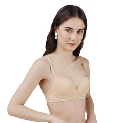 SOIE Woman - Semi/ Medium Coverage Padded Non Wired T-shirt Bra - Bra -for Women