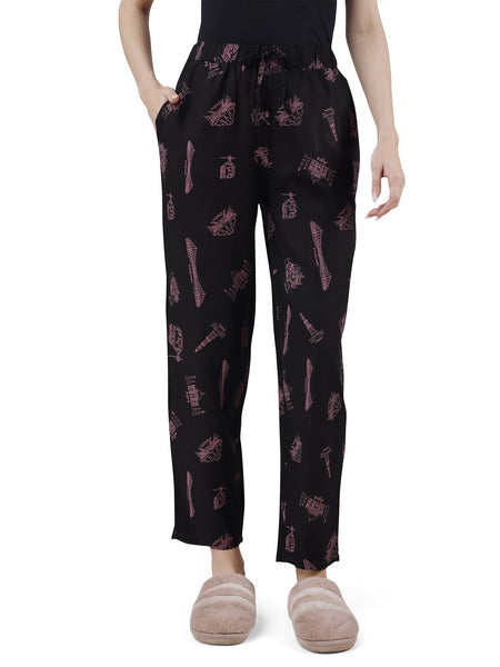 Supersoft Rayon Printed Pyjamas with Pockets
