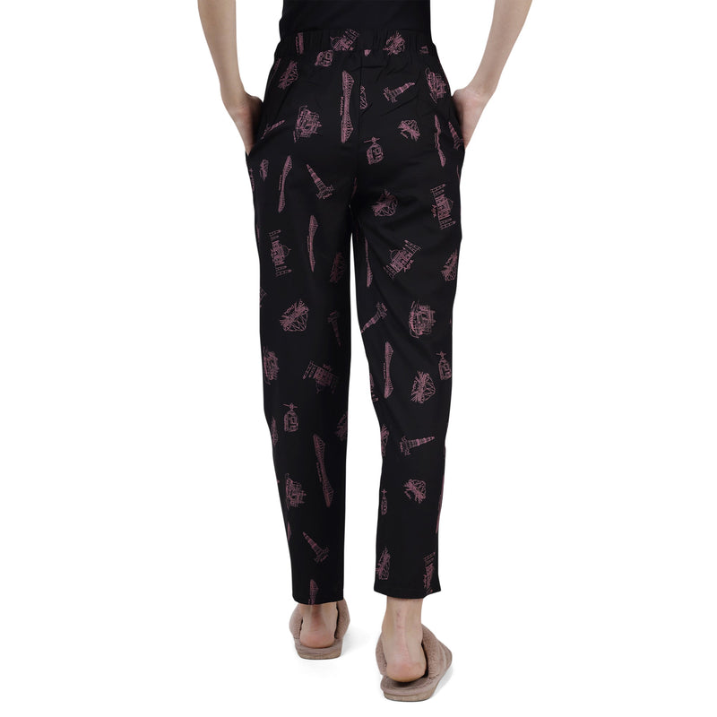 Supersoft Rayon Printed Pyjamas with Pockets