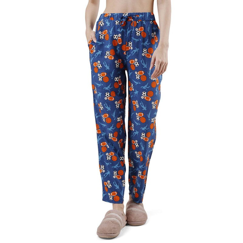 SOIE Woman - Supersoft Rayon Printed Pyjamas with Pockets - -for Women