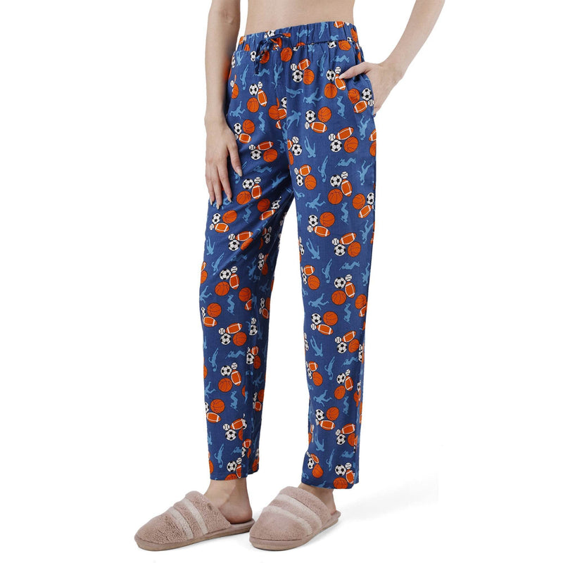 SOIE Woman - Supersoft Rayon Printed Pyjamas with Pockets - -for Women
