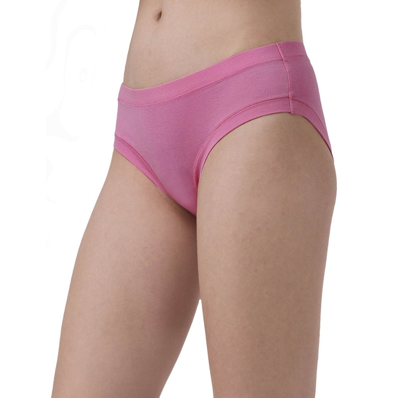 SOIE Woman - Mid Rise Stretch Cotton Seamless Full Coverage Shorty Panty (Pack of 2) - Panty -for Women