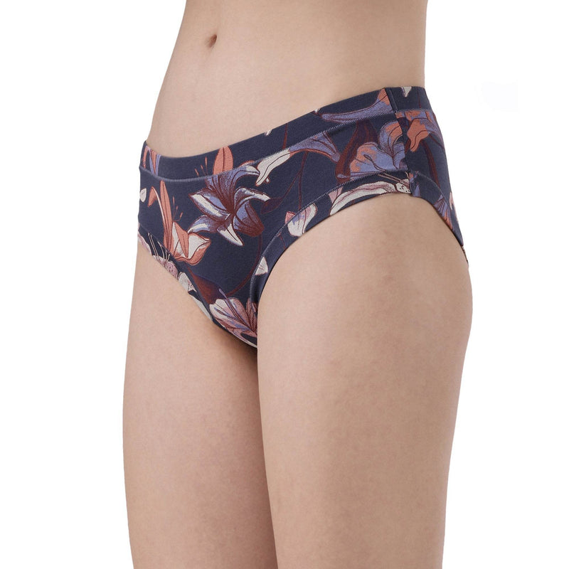 SOIE Woman - Mid Rise Stretch Cotton Seamless Full Coverage Shorty Panty (Pack of 2) - Panty -for Women