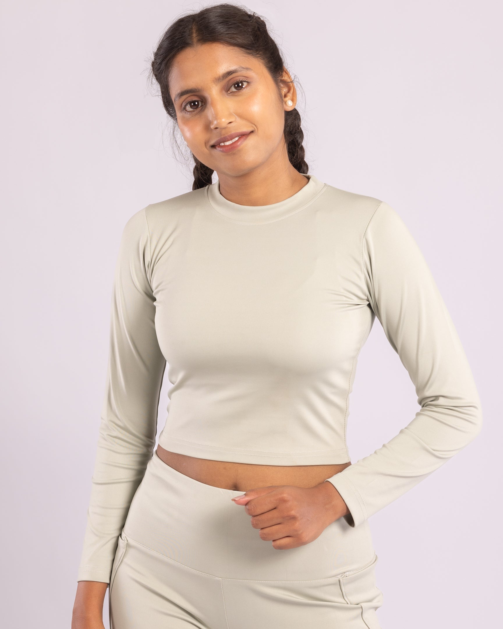 The Veronica 2-in-1 High-Waisted Active Skort Set - Sage Green