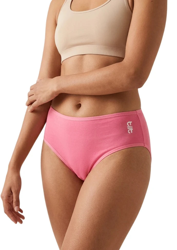 3 Pack - Pink Bamboo Absorbent Underwear