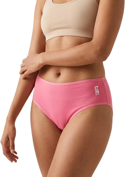 2 Pack - Pink Bamboo Absorbent Underwear