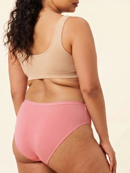 Pink Bamboo Absorbent Underwear