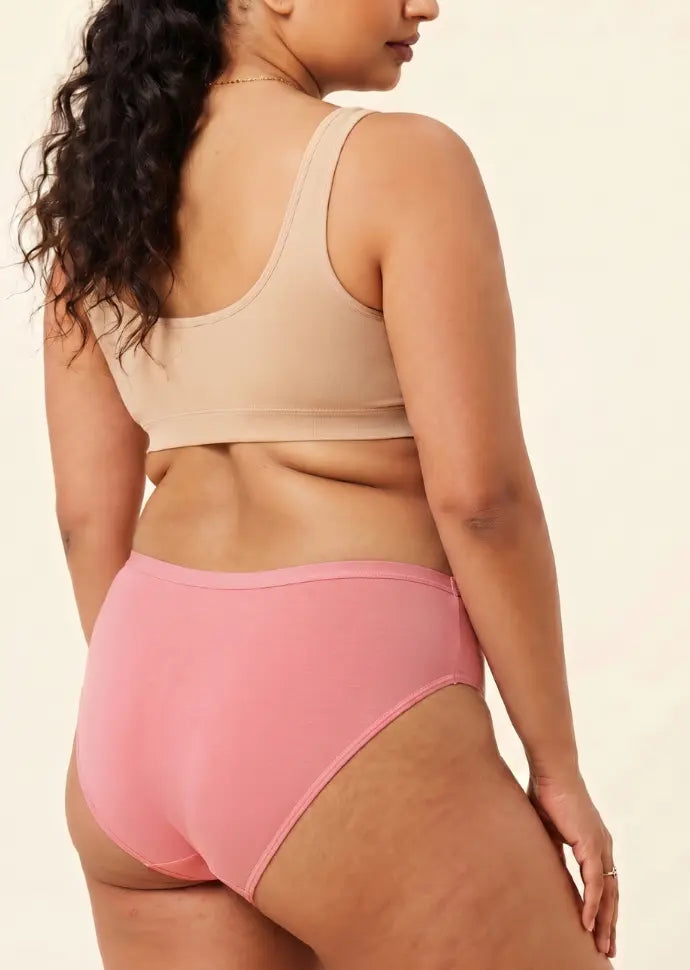 Pink Bamboo Absorbent Underwear