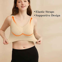Pack Of 2 Womens Fashion Sports Bra | Seamless, Padded, Non-Wired Gym & Yoga Bra | High Support, Comfortable Everyday Bralette