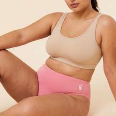 4 Pack - Pink Bamboo Absorbent Underwear