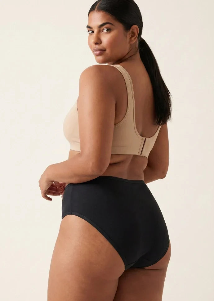 3 Pack - Black Bamboo Absorbent Underwear