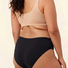 4 Pack - Black Bamboo Absorbent Underwear