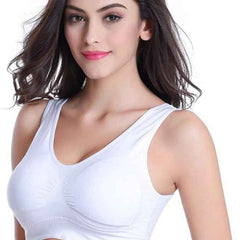 Women Pack Of 3 Breathable Full Coverage No Underwire Slight Lift up Comfortable Air Sports Bra