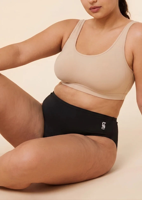 2 Pack - Black Bamboo Absorbent Underwear