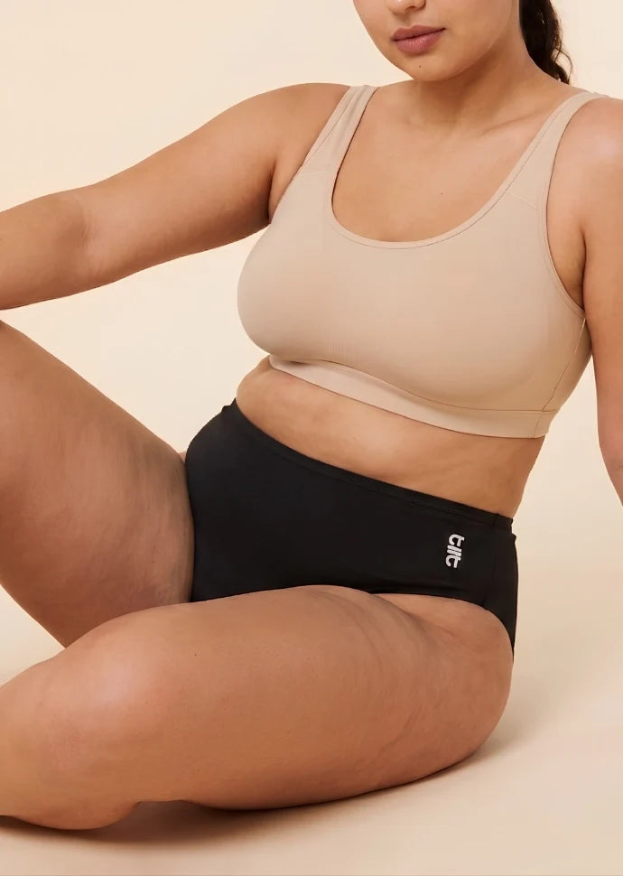 3 Pack - Black Bamboo Absorbent Underwear